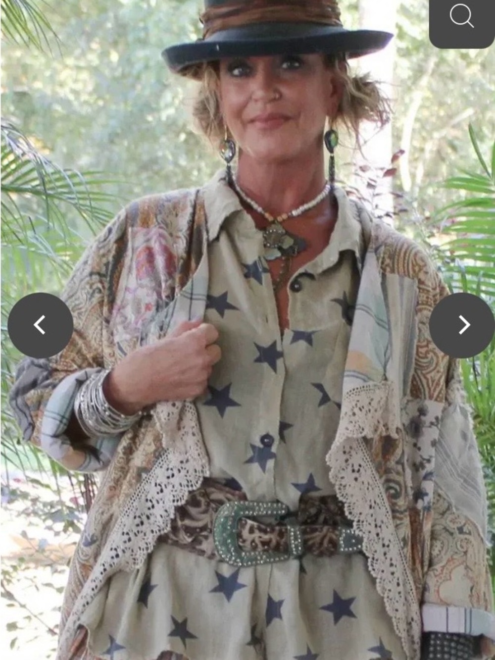 Jaded Gypsy Starbust Top O/S